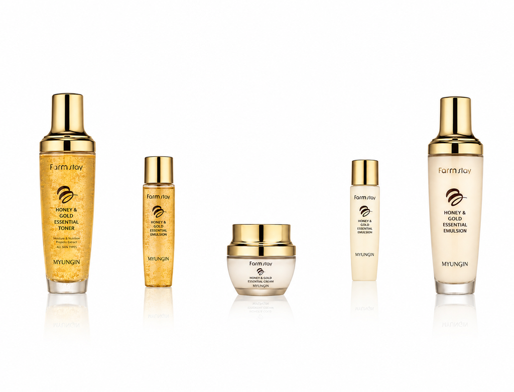 Coffret de soins Honey and Gold 3 pièces