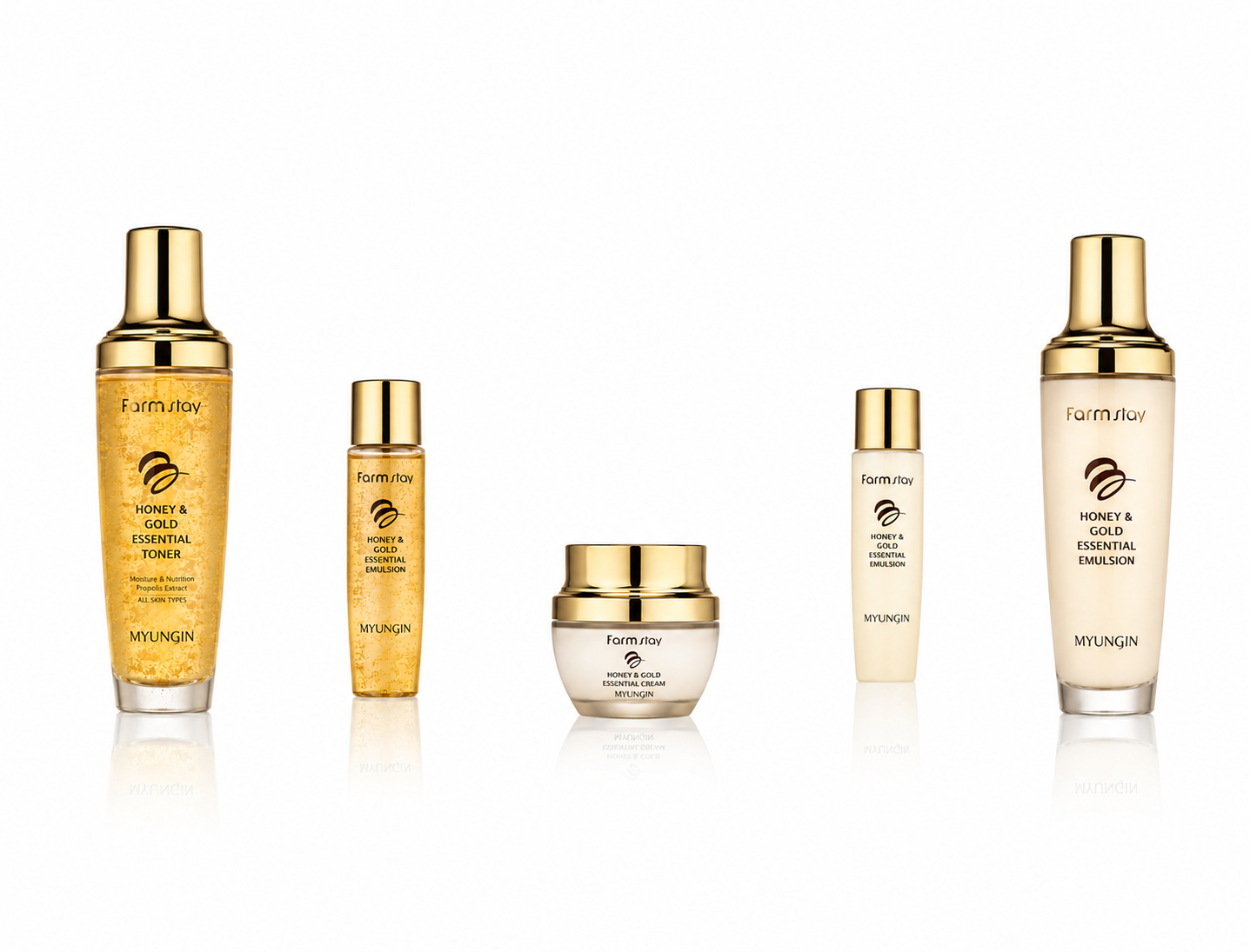 Coffret de soins Honey and Gold 3 pièces