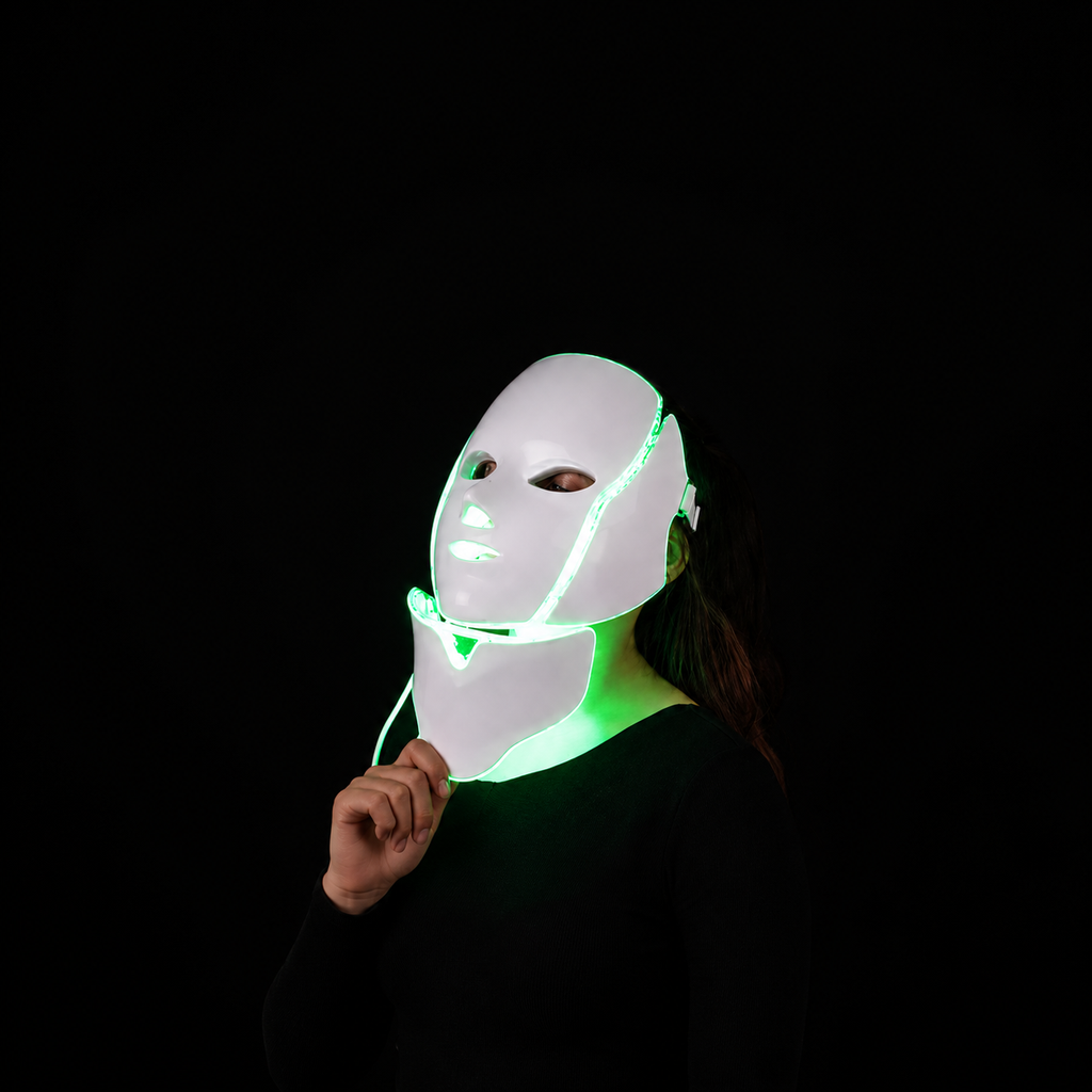 Machine de beauté : thérapie par lumière  à 7 couleurs Masque facial et cou