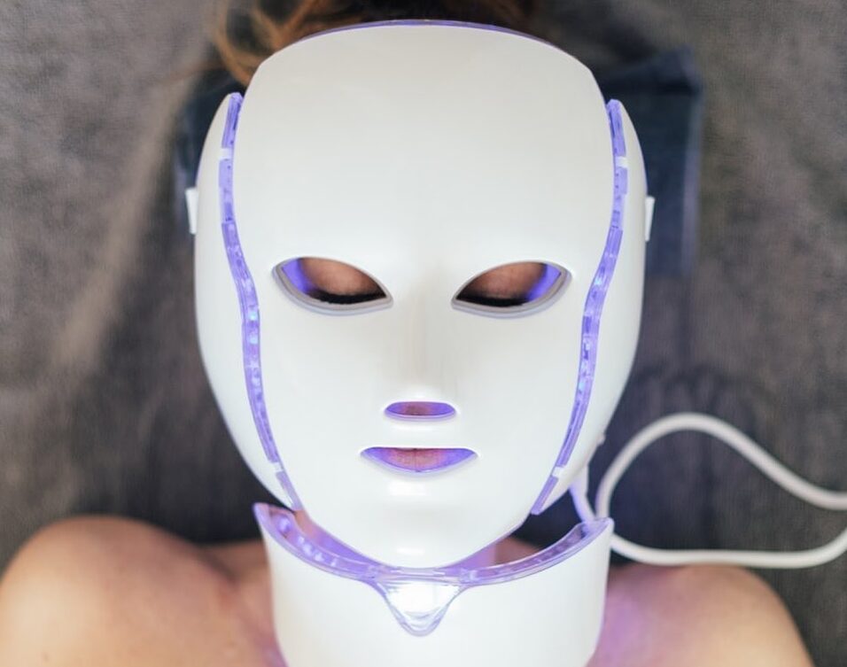 Machine de beauté : thérapie par lumière  à 7 couleurs Masque facial et cou